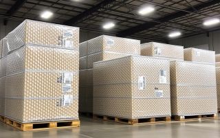 Воздушно пузырчатая пленка для хранения на складе