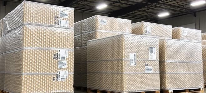 Воздушно пузырчатая пленка для хранения на складе