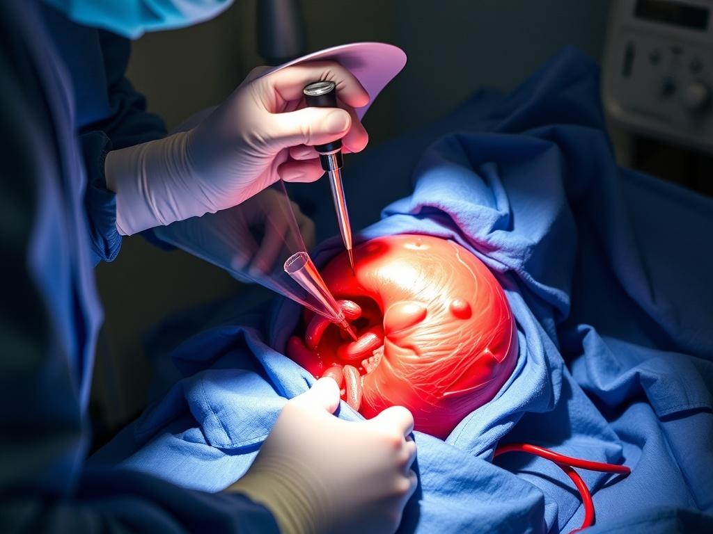 Surgical treatment of an epididymal cystфото